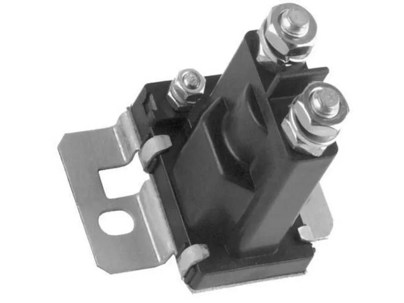 Club Car DS 36V solenoid PN# 1120 with four terminals and mounting bracket for 1997 and newer electric DS carts